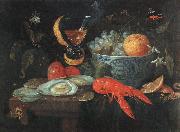 KESSEL, Jan van Still Life with Fruit and Shellfish szh china oil painting reproduction